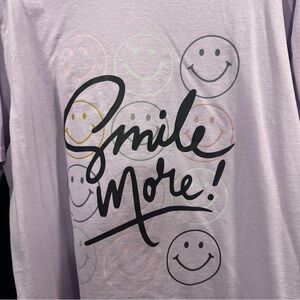 New Comfort Colors light purple graphic t shirt Sz L